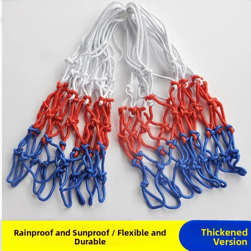 

Thiened Outdoor Baskeall Net Durable Cetition ade Extended Rim Net Polyester Fiber Sports Fitn Fans Goods