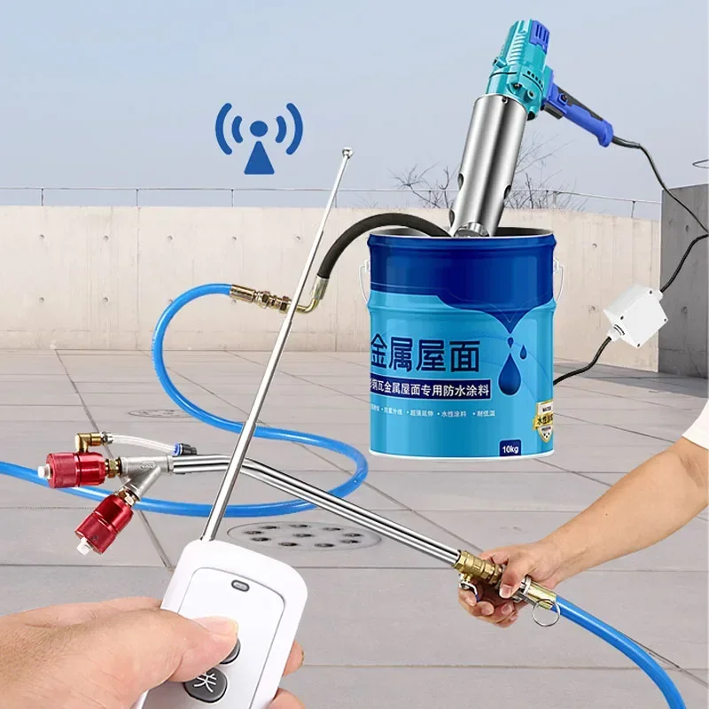 

Upgrade NEW Polyurethane Putty Cement Grouting Machine Multifunctional High Pressure Waterproof Spraying Machine 220V/1500W