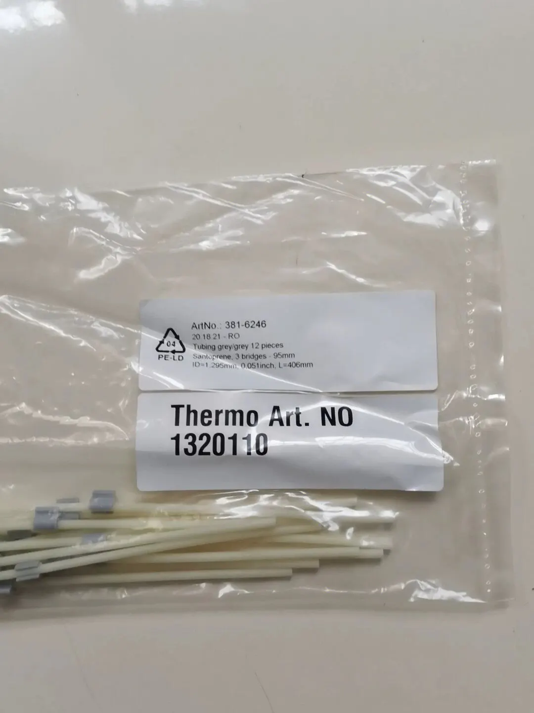 1320110 Thermo Fisher ICP-MS Waste Pipe, Thermo Icap Q & RQ & TQ Waste Pipe