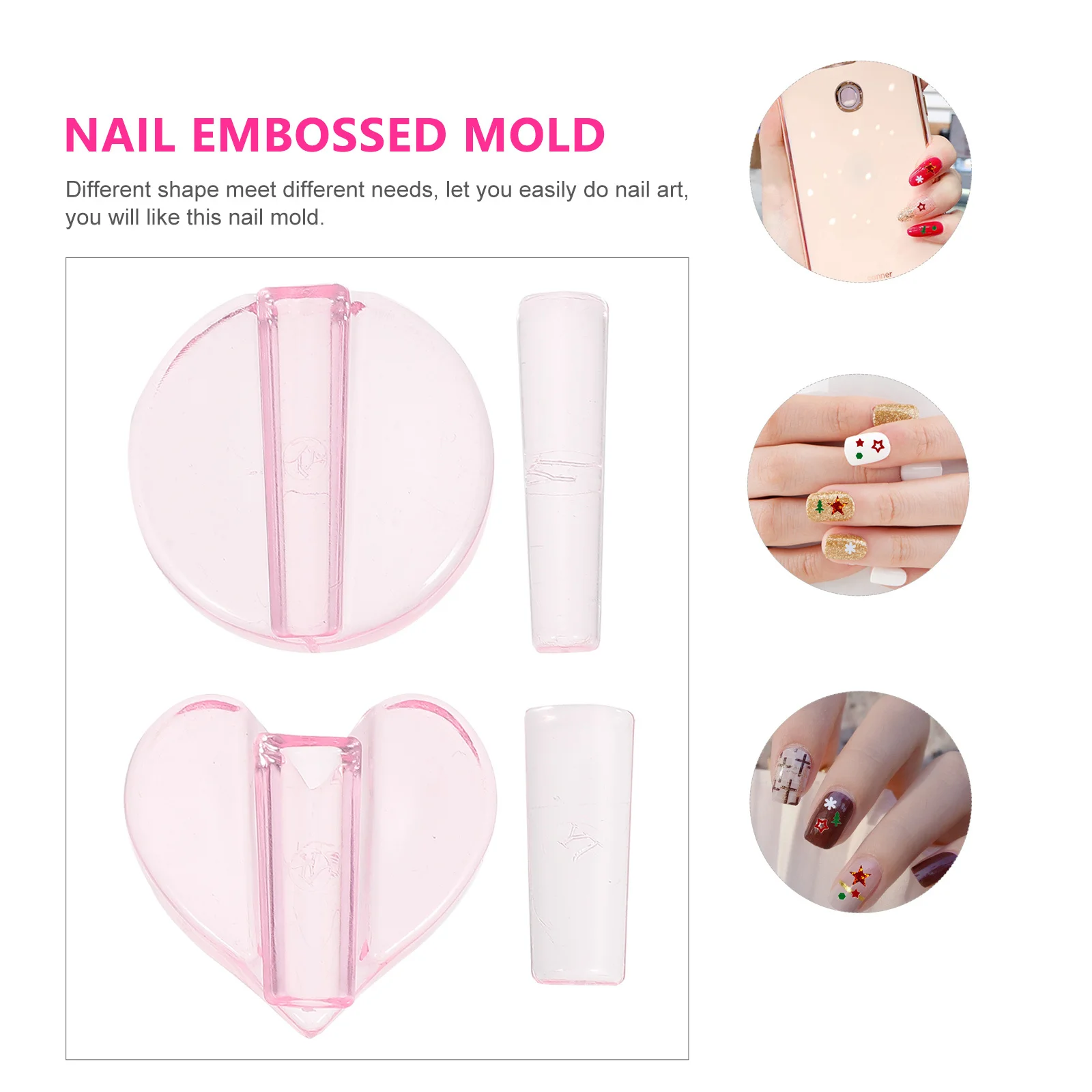 

2 комплекта, тисненая форма для ногтей, металлический каркас, гибочный инструмент «сделай сам», принадлежности для дизайна маникюра, тисненая форма для ногтей, маникюрный инструмент