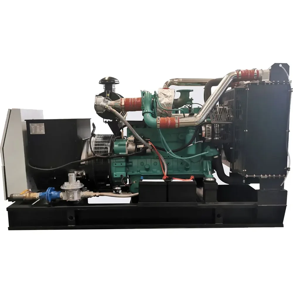 Single Three Phase Bio Gas Turbine Generators Electric Methane Biogas Wood Gas for LPG LNG CNG with Soundproof Canopy