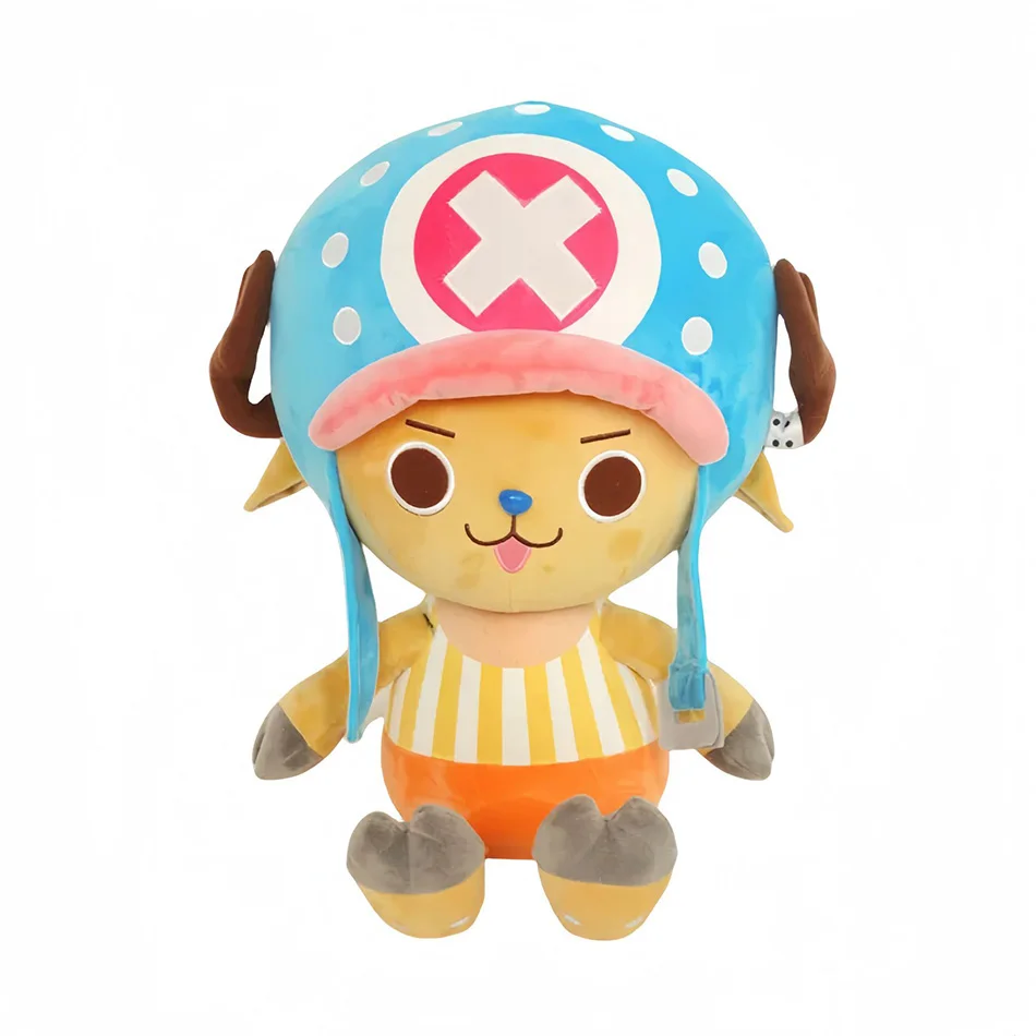 Anime japonés 2026 nuevo 25cm juguetes de peluche de una pieza figura de dibujos animados Luffy Chopper Ace Roronoa Zoro lindo muñeco de peluche regalos de navidad