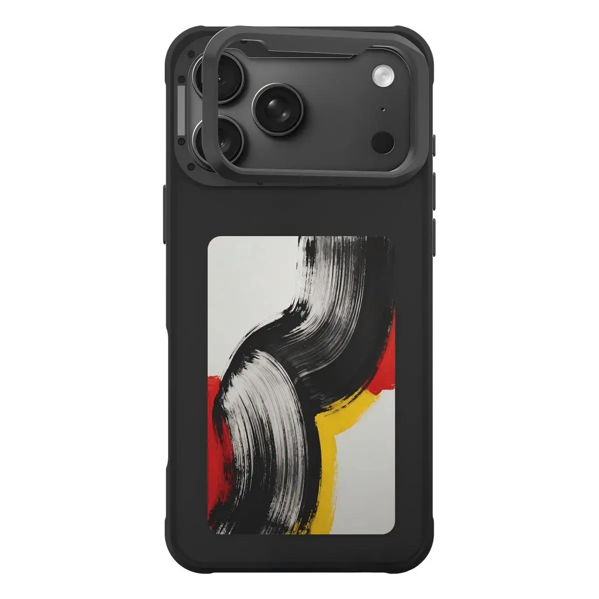 4E-ink display telefoonhoesje voor iPhone 17/17 Pro/17 Pro Max, aangepaste selfie, nul stroomverbruik, draadloos opladen & NFC