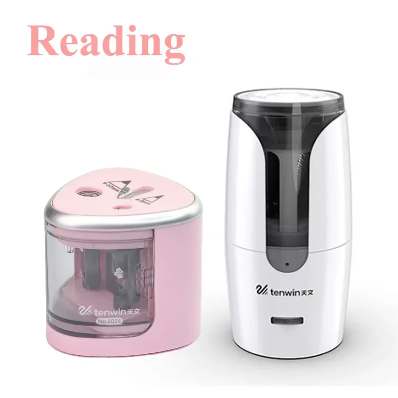 Kids Children Birthday Gift USB Auto Automatic Electric Pencil Sharpener Stationery Supplies For Colored Pencils Sharpener