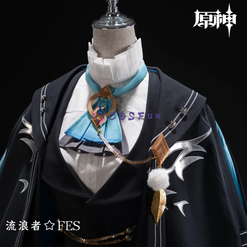 

Genshin Impact Wanderer Косплей Костюм Полный комплект Униформа Реквизит Аксессуары Женщины Хэллоуин Карнавал Вечеринка COSFun