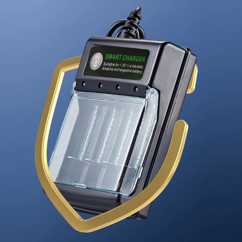 4슬롯 알카라인 배터리 충전 박스 효율적인 배터리 수명 연장을 위한 1.5V 지능형 충전 통합