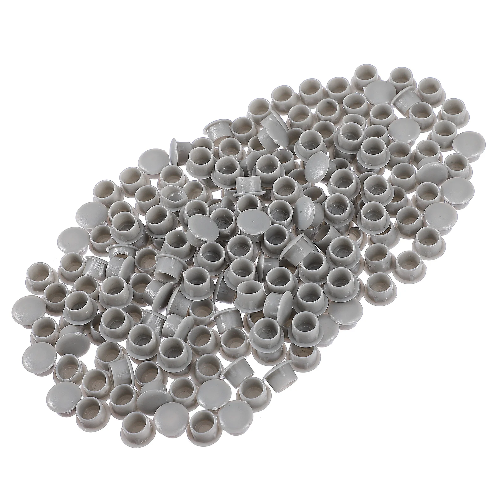 200Pcs Plastic Screw Covers Hole Plugs Hard Durable Screw Hole Caps for Cabinet Furniture Cupboard Use Hinge Cover