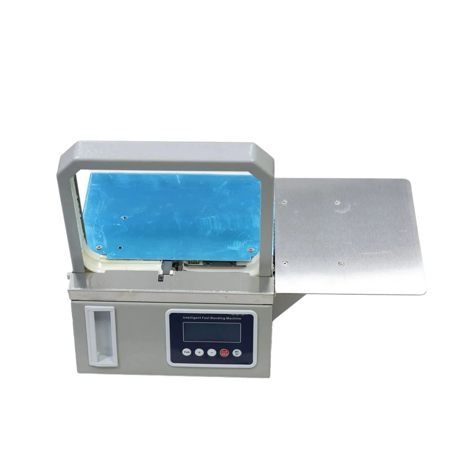 

DG-12 Mini Strapping Machine 12mm Wide Plastic Opp Film Strapping Machine Vegetable Packaging Machine