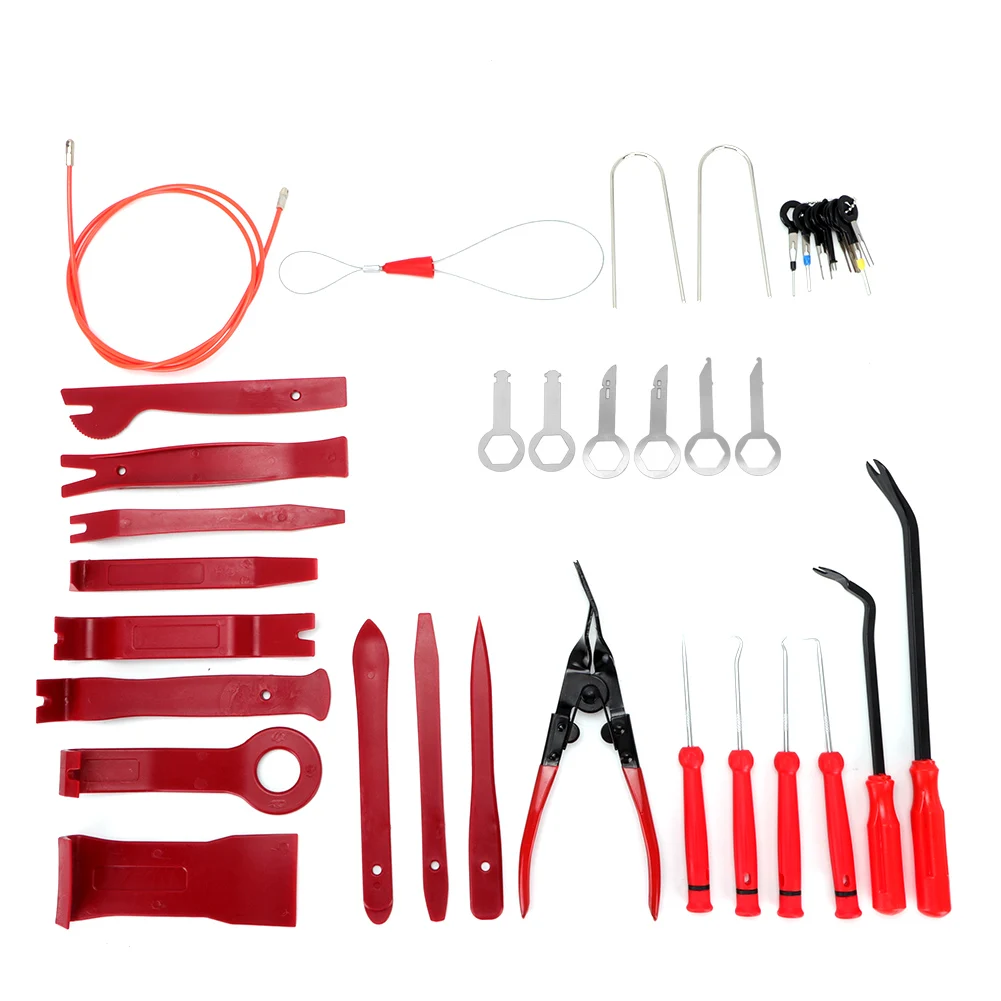 

39pcs/Set Car Interior Trim Removal Pry Tool Kit for Door Panel Dashboard Audio Auto Repair