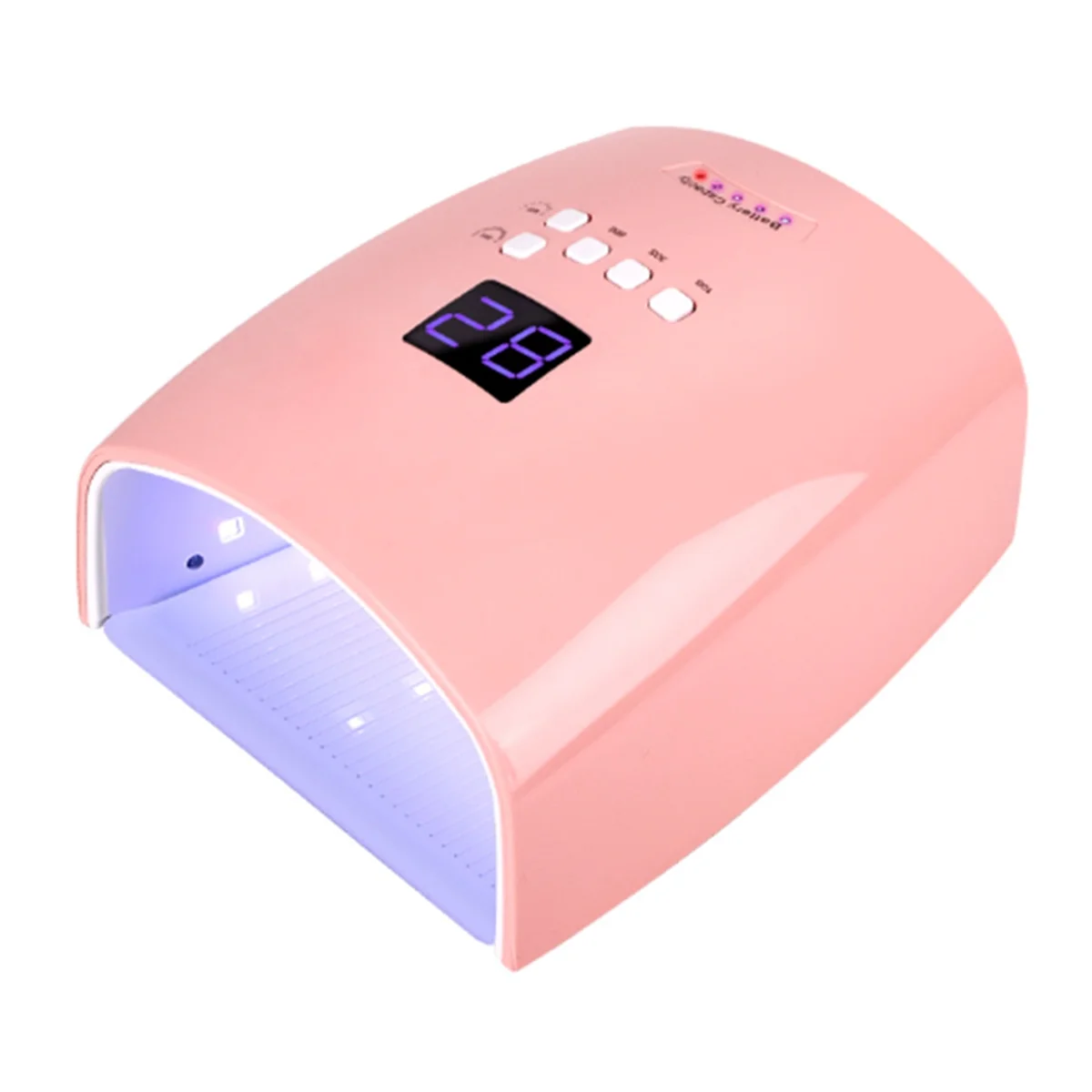 

Rechargeable UV LED Nail Lamp 66W Lamp for Manicure with LCD Screen 4 Settings Nail Art Manicure Tools EU PLUG,B