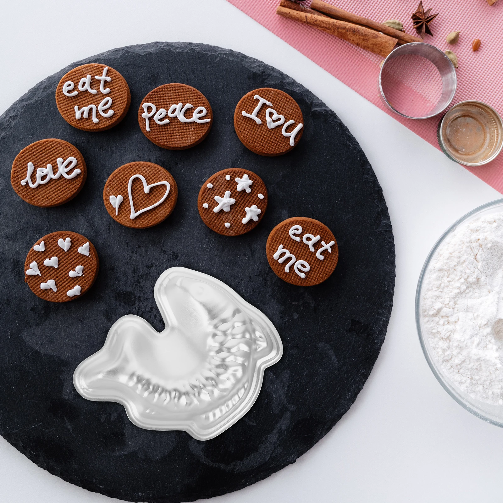 

Fish-shaped Cold Cake Mold Baking Rice Shaper Dessert Molds Lifelike Carp Pudding Epoxy Resin Pastry