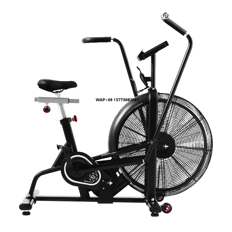 

Commercial Fan Exercise Bike Upright AirBike Indoor Cycling Stationary Bicycle Fitness Equipment Exercise Air Bike