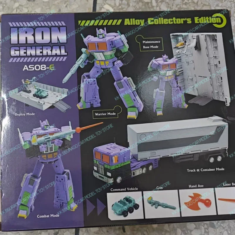 【Disponibile】Nuova versione As08-E AS08-S Trasformazione Action Figure Toy Commander Cab Model Edizione limitata Ko Ss86 Optimus Gift
