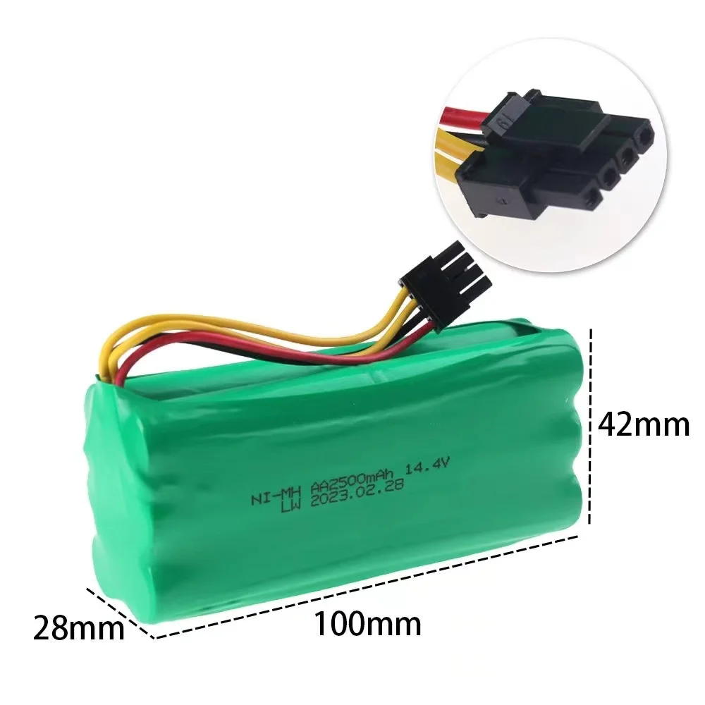 New 14.4V 2500mAh Battery For Midea VCR01 VCR03 VCR12 Midea R1-L083B R1-L081A R1-L085B For Redmond RV-R300 RV-R310 Robot