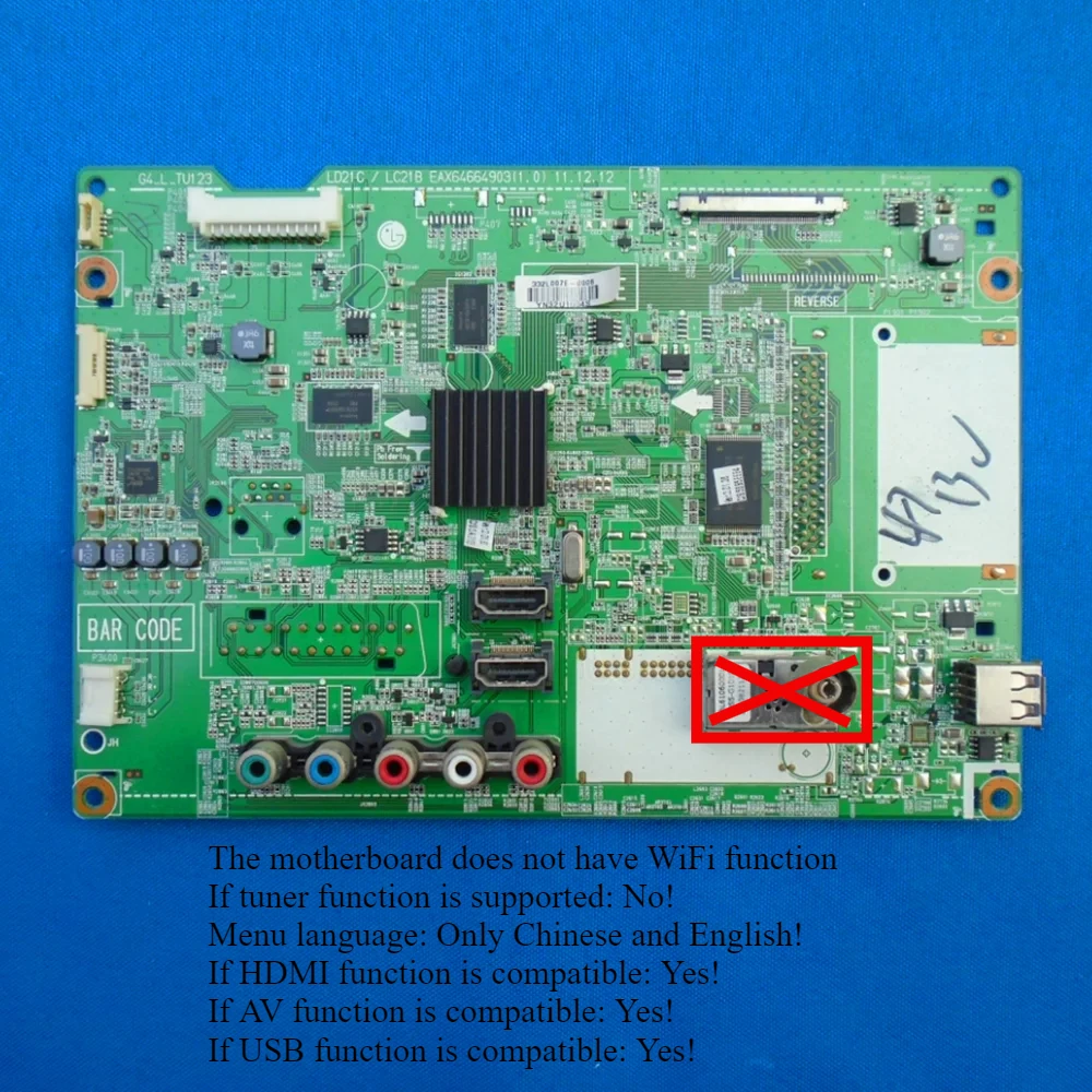 EAX64664903เมนบอร์ด (1.0) สำหรับเมนบอร์ด LC420EUE 42LS4100-CE