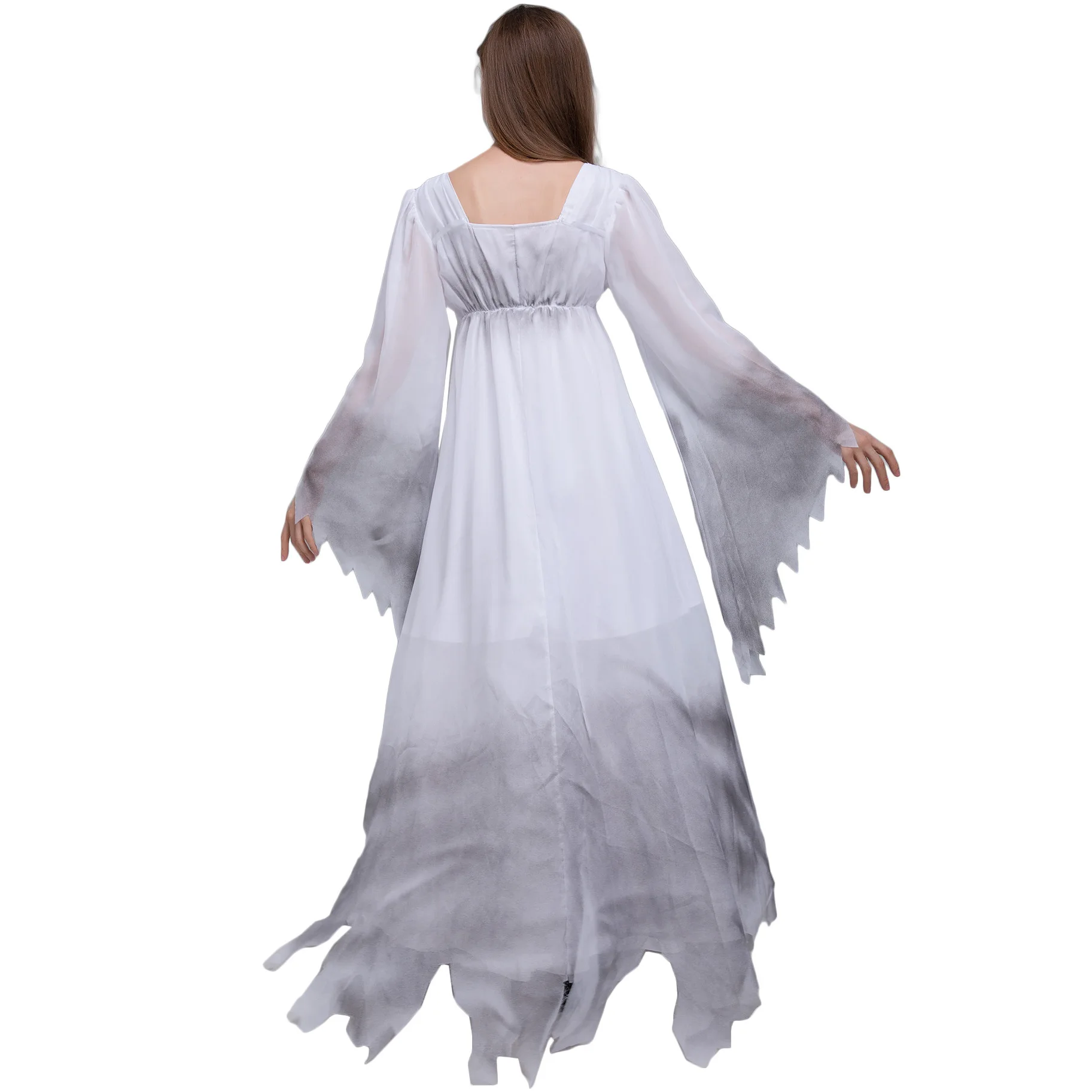 Terroristisch zombiekostuum Halloween Ghost Bride Damesoutfit Pasgeboren speelkostuum Traditionele Chinese bruiloft Dr