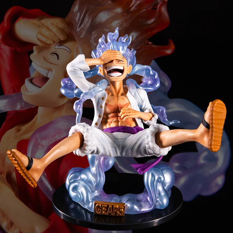 Figura de acción de One Piece, Luffy Gear 5, dios del sol, Luffy, Nika, 17cm, Pvc, estatua, modelo coleccionable, muñeca, Juguetes