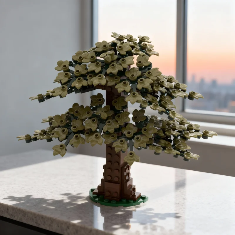 

Набор из 215 деталей MOC: Декоративное дерево для вечеринки, модель по мотивам «Властелин колец», строительные блоки, креативный подарок, DIY-декор для стола, премиум-класс для взрослых и детей