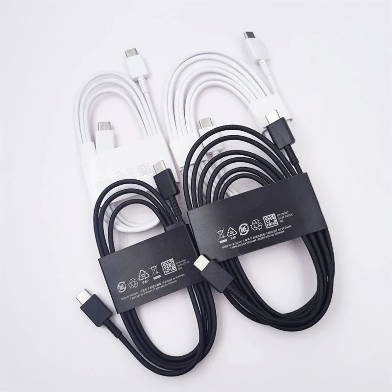 سامسونج S21 1/1.8 متر USB نوع C PD كابل 25 واط 45 واط 3A سريع شحن سريع كابل نقل بيانات ل غالاكسي نوت 20 S24 S25 الترا Z فليب أضعاف 6 7
