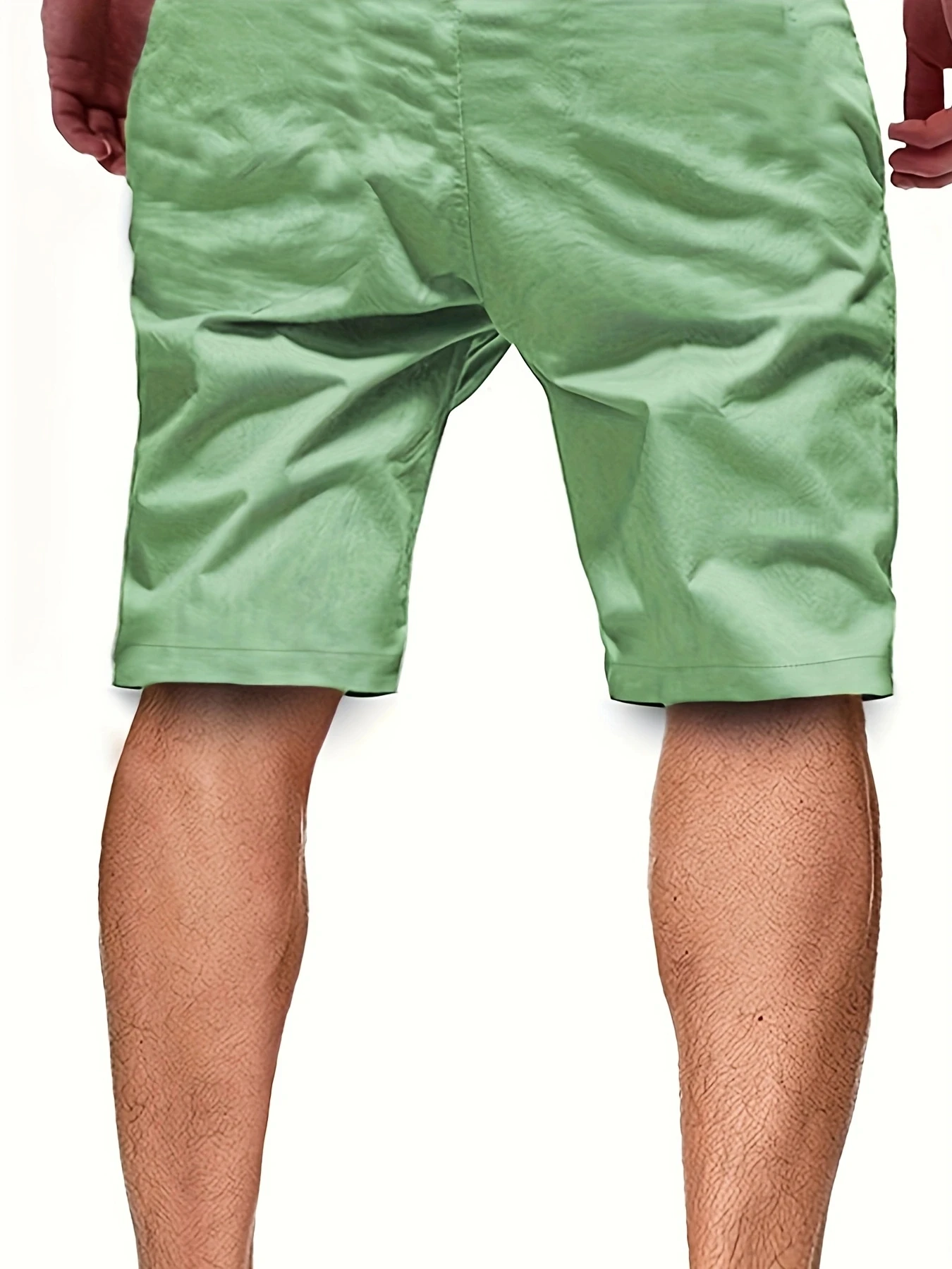 Bermudas cortas informales para hombre, pantalones cortos Cargo de cintura elástica Vintage para Fitness y trotar, novedad