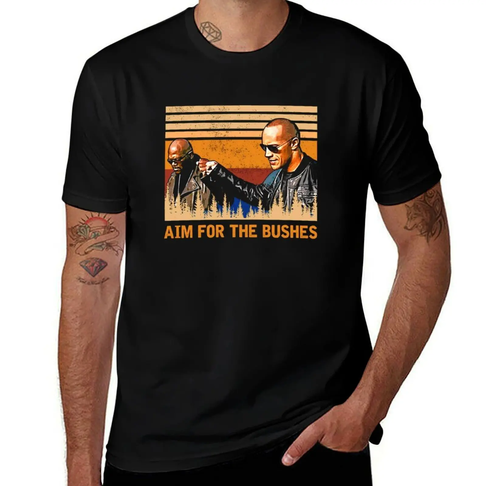 Aim for The Bushes T-Shirt man t shirt luxury T-Shirt