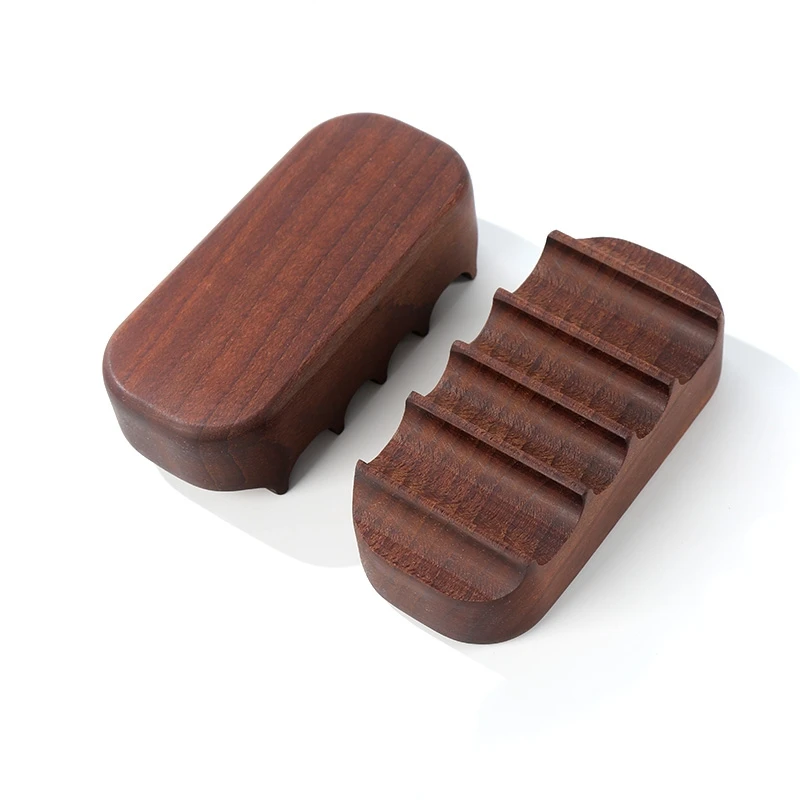 

Carbonized Wood Gua Sha Massage Plate Lymphatic Drainage Massager for Body Sculpting And Muscle Relief Women's Therapy Tool