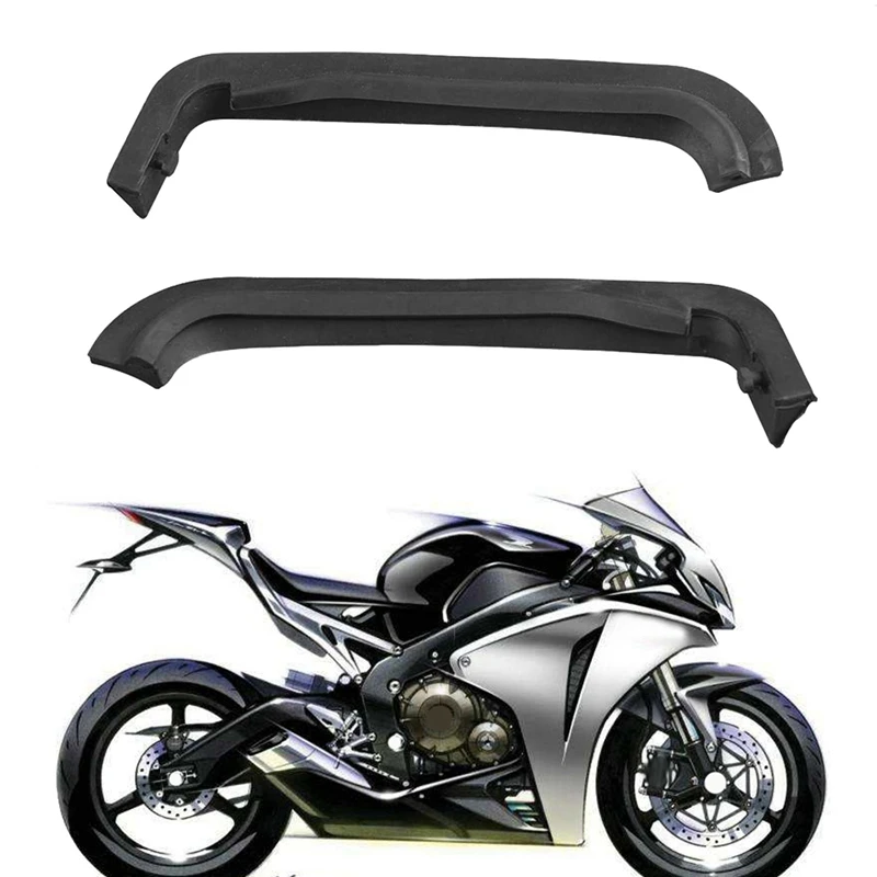 4X moto Ram presa d'aria copertura ammortizzatore in gomma per Honda CBR1000RR 2008 2009 2010 2011