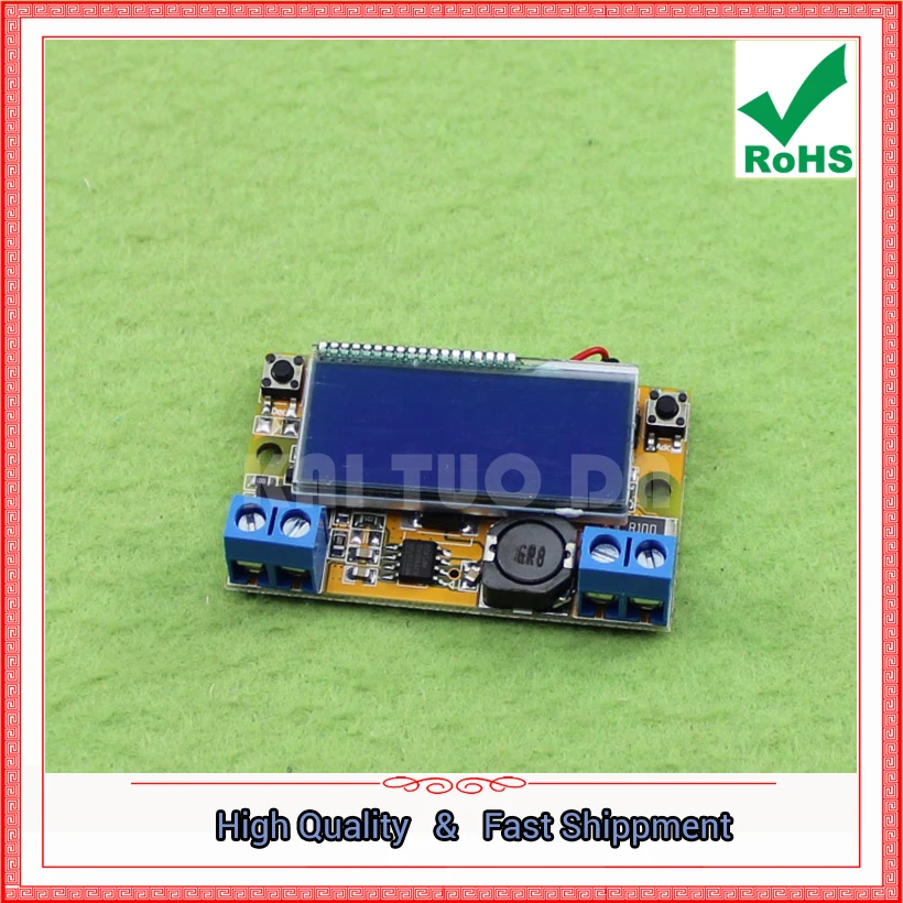 DC-DC Adjustable Buck Step Down Regulated Power Supply Module With LCD Display With Voltage Ammeter Dual Display Converter