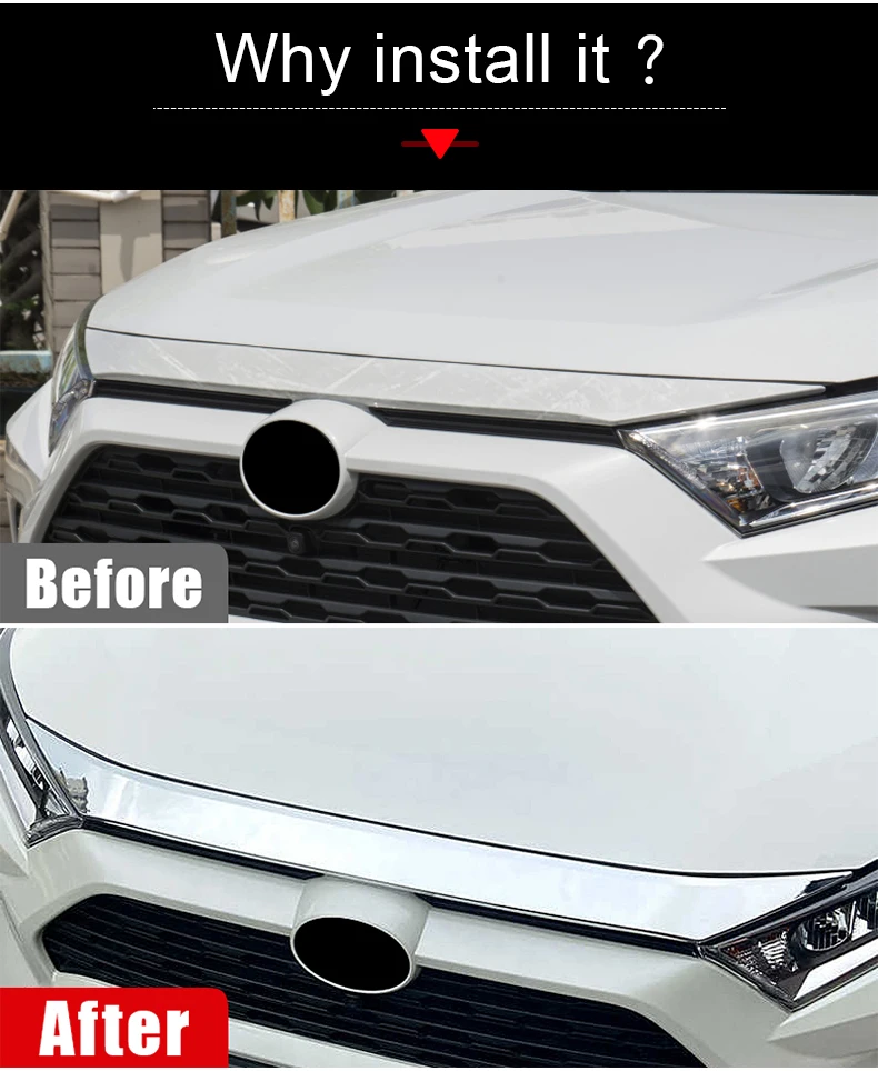Für Toyota RAV4 XA50 2019 2020 2021 2022 2023 2024 2025 RAV 4 Hybrid Frontmotor-Verkleidung Motorhaubenabdeckung Zubehör – Detail 2