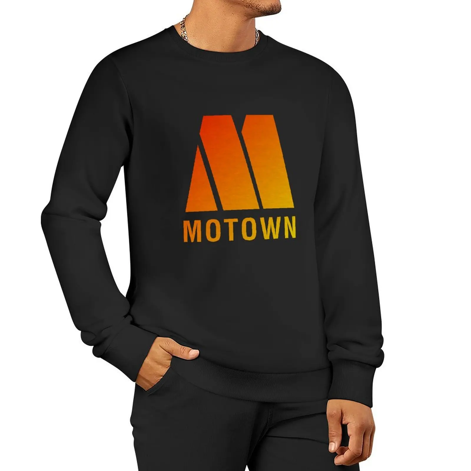 Motown Records - Logo Pullover Hoodie aesthetic clothing men's coat autumn clothes sweatshirt men