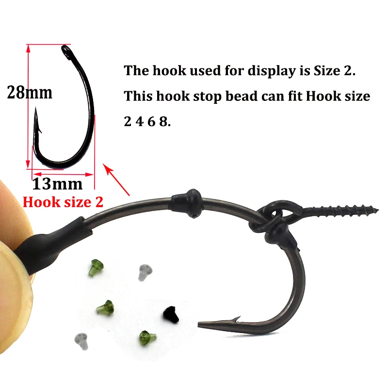 75pcs Carp Fishing Accessories Bait Screw Hook Stopper Hair Chod Rig Bait Screws Swivel For Carp Fishing Rig Tackle Euipment