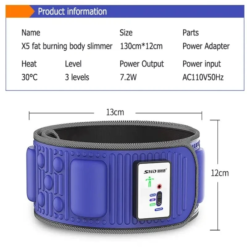 Electric Slimming Belt Waist Belt for Slimming and Toning Body Shaper Weight Loss Waist