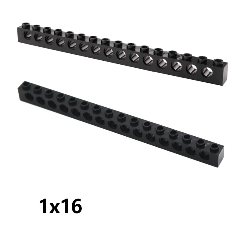 20 قطعة MOC 2730 التكنولوجيا اللبنات أجزاء 1x16 مع 15 حفرة 2780 دبابيس اتصال الجمعية لعبة نموذج الطوب DIY بها بنفسك اكسسوارات