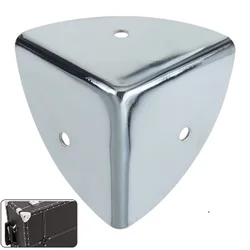 4pcs 38mm Luggage Corner Protectors Wooden Box Angle Furniture Equipment Three Corner Guard Case Edge Protectors for Flight Case