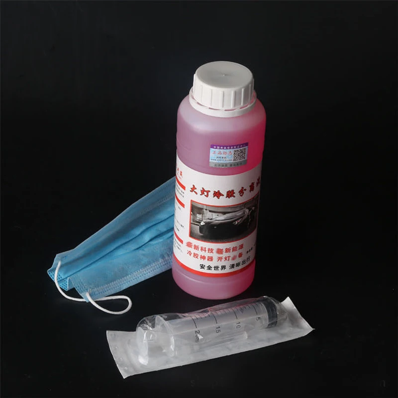 Headlight Disassembly 500ml Car Cold Glue Separation Liquid Lamp Replacement Sealant Glue Headlamp Restoration Kit Auto Detail