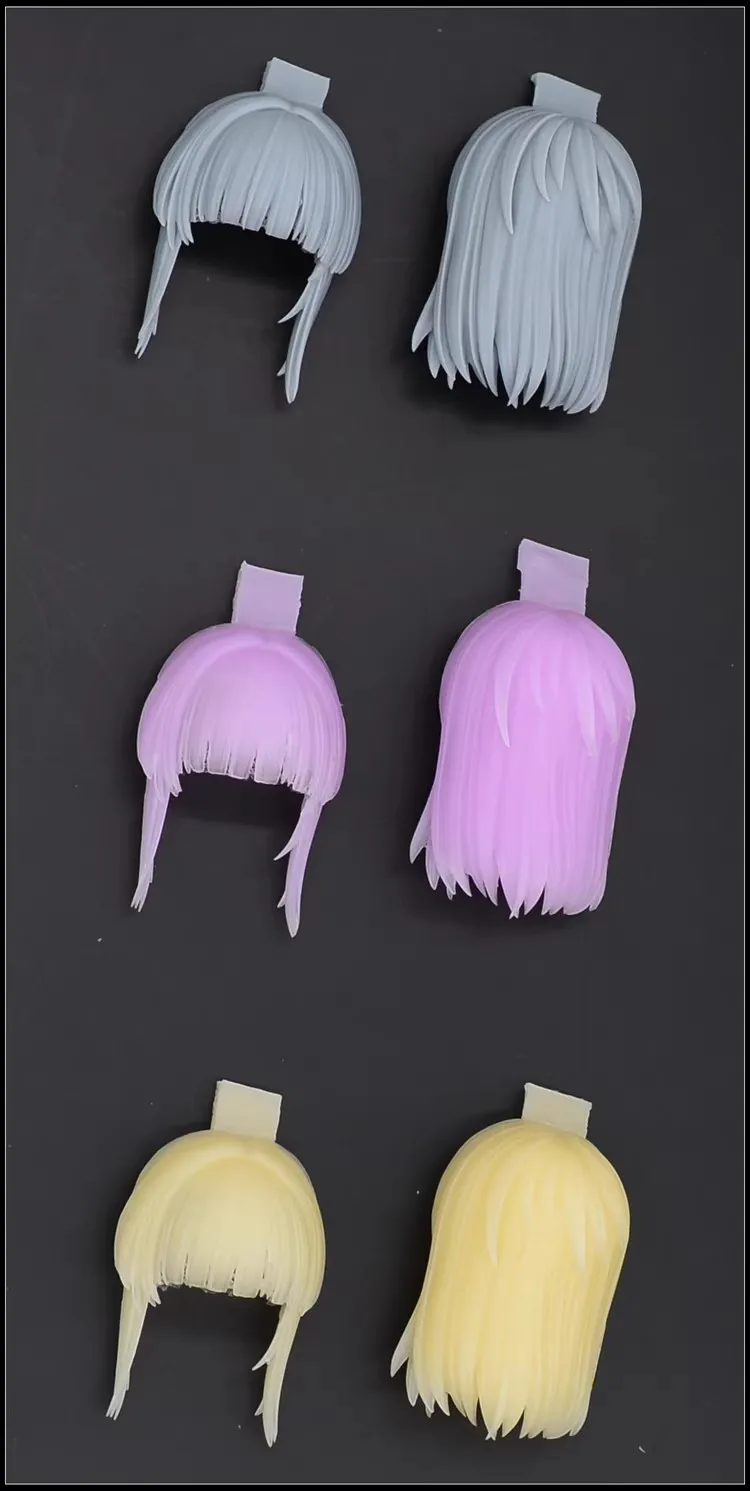 Snail SH STUDIO 1/12 Mecha Girl Goddess Device Three Color Hair Style V2 Group Resin GK Modified Parts Model In Stock