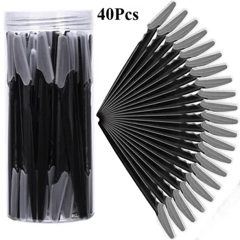 40Pcs Eyebrow Trimmer Makeup Beauty Tools Safe Eye Brow Razor Face Body Hair Removal…