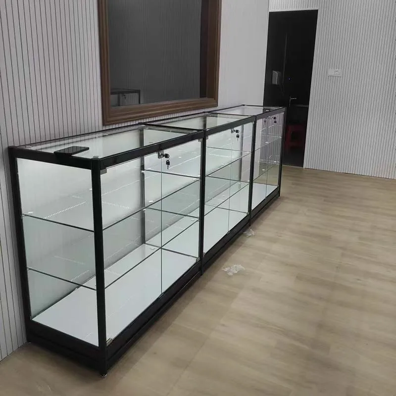 

Showcase Sample Showcase Commercial Office Household Use Transparent Glass Cabinet Showcase Low Cabinet Counter Can be Customize
