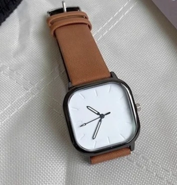 

Retro square watch women's ins style simple literary Hong Kong style fashion high sense versatile student party quartz men's