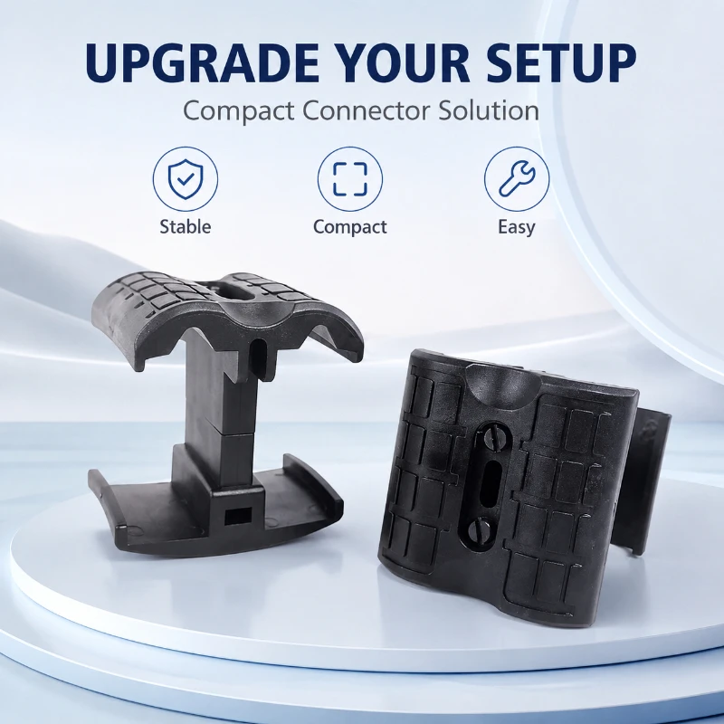 Portable Dual‑clip Merge Connect Stand 7.62 Size Plastic Joint Bracket for Model Assembly Modification