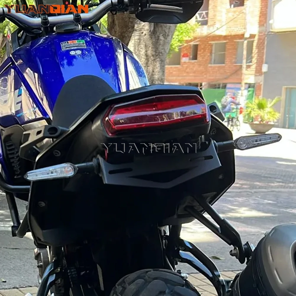 

Motorcycle Rear License Plate Holder Bracket Tail Tidy Fender Eliminator For Yamaha Tenere 700 T7 Rally XTZ700 2019 - 2024 2025