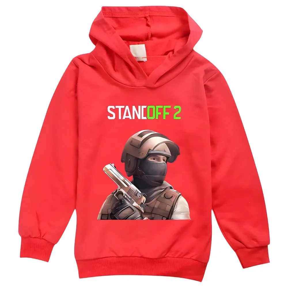 

New Game Standoff 2 Hoodie Kids Spring Autumn Clothes Teenager Boys Stand Off Sweatshirts Baby Girls Outerwear Children Clothing