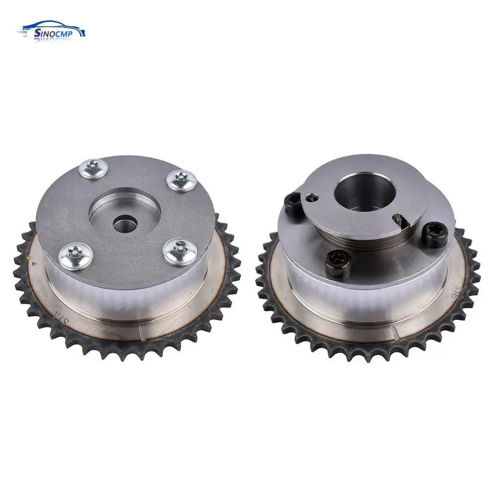 

Intake Exhaust CVVT Gear Set 24350-2E201 24370-2E200 Fits For 2014-2019 Hyundai Elantra Tucson Kia Forte Soul G4NC Engine 2.0L