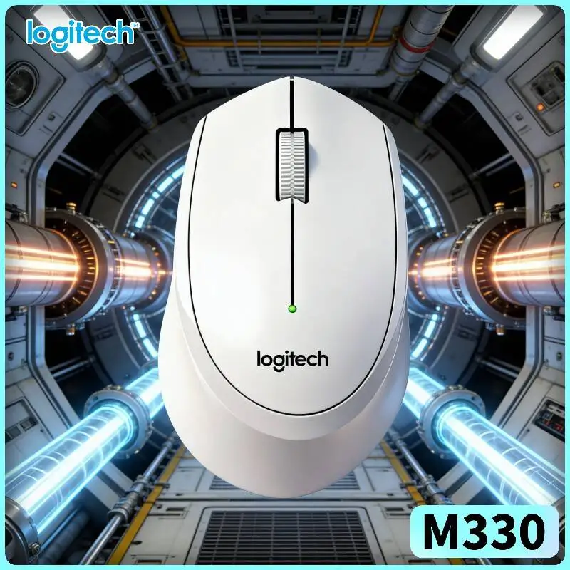 Light Compact Body Easy Carry For Remote Work Outside Fixed Home Office Working Environment Logitech M330 Silent Wireless Mouse