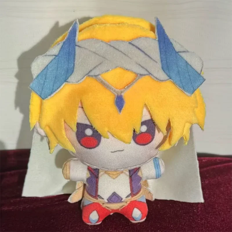 10cm Pendant Gilgamesh Plush Doll Birthday Anime Fate Keychain Toy Printed Matou Sakura Stuffed Dolls Toys Fans XMAS Gift