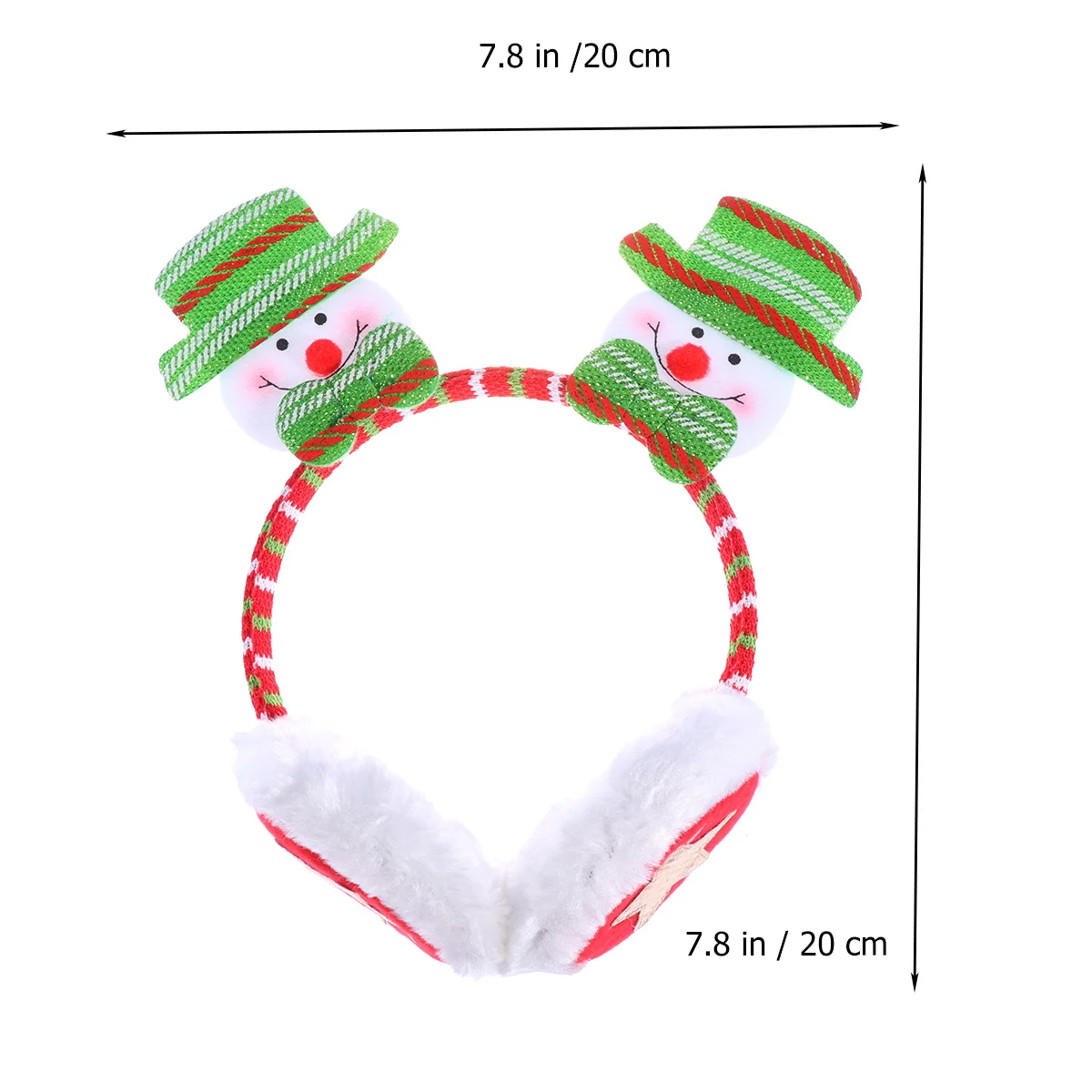 2 قطعة غطاء للأذنين عيد الميلاد الدافئة الأذن يغطي الكرتون الشتاء Headbands ثلج الدب القطبي زي حفلة أغطية الرأس غطاء للأذنين عيد الميلاد