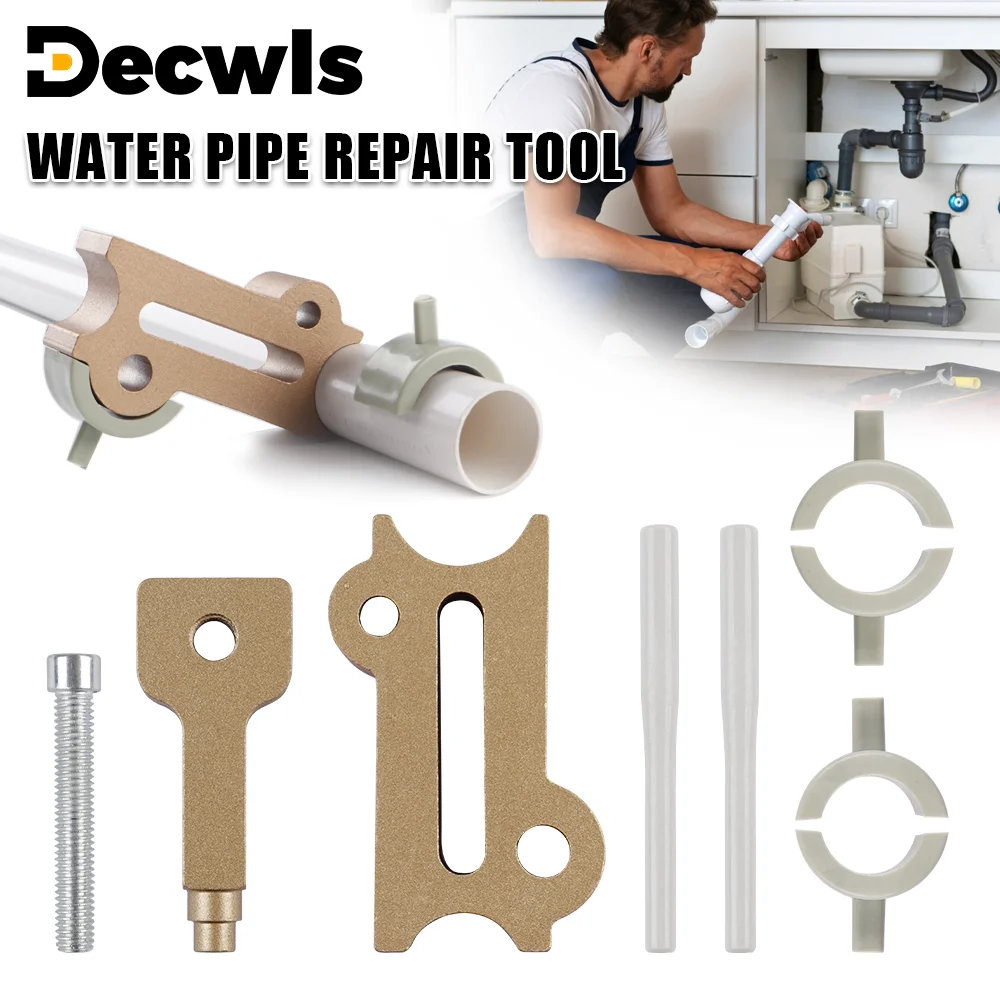 PPR Hot Melt Pipe Repair Tool With Hot Melt Adhesive Stick And Hot Melt Patch, Easy To Repair Holes/Cracked Water Pipes In Walls