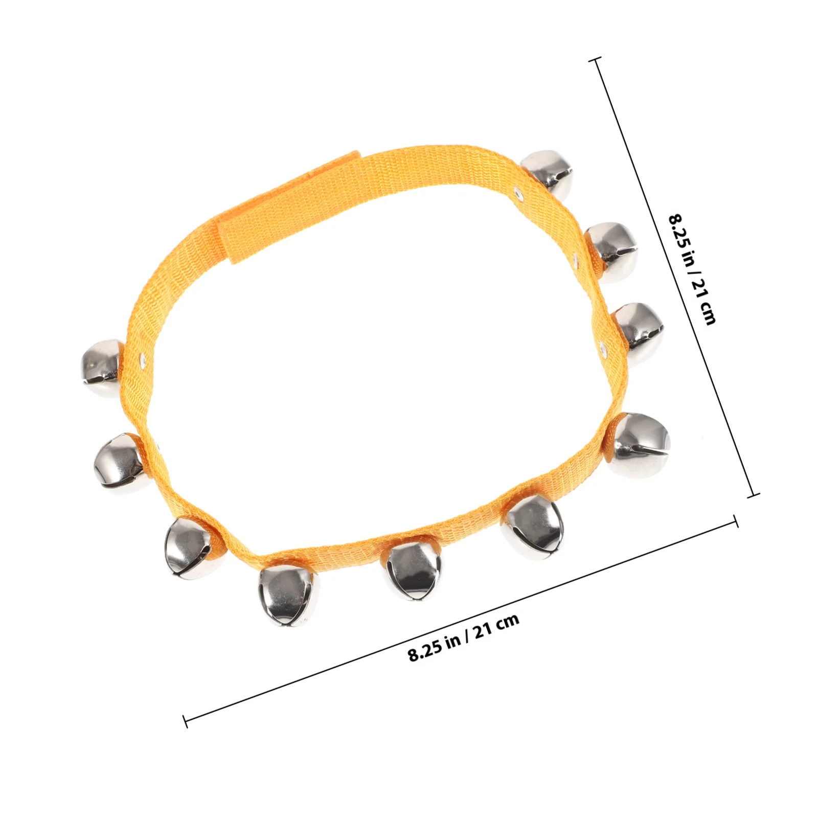 Crianças cintura sino ajustável confortável cinto de dança som claro durável corrente instrumento musical desempenho festival