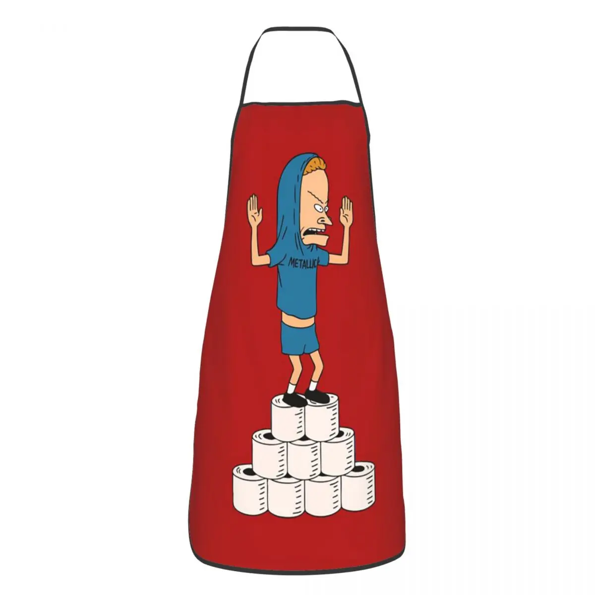 Beavis And Butthead Pulp Fiction Humorous Aprons Chef Cooking Tablier Waterproof Bib Kitchen Cleaning Pinafore for Women Men