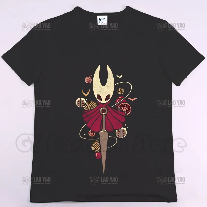 Hollow Knight Graphic T Shirts Game hemed -shirts Summer Short Sleeve HE KNIGH Funny Oversized  Shirt Vintage Kawaii image 3